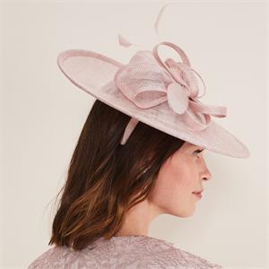 Phase Eight Twist Bow And Feather Disc Fascinator